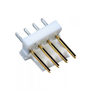 641215-4, MTA-100 вилка на плату 4 контакта