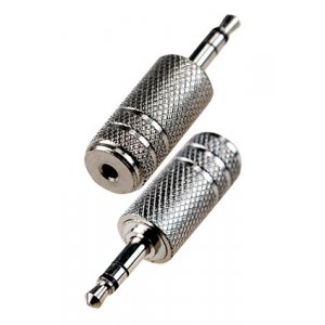 2-016, переходник 3.5мм штекер стерео - 2.5мм гнездо стерео металл