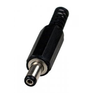 3-190, Разъем питания штекер 4.75x1.7x9.5мм пластик на кабель