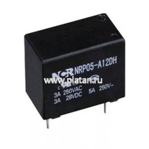 NRP05-C-24D, Реле 1 переключ. 24VDC, 3A/250VAC SPDT