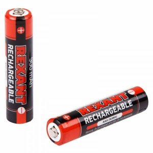 Аккумулятор тип  AAA  "мизинчиковый" 1.2В 900мАч "REXANT" блистер 2 шт