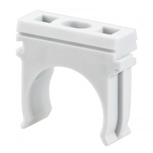 Крепеж-клипса для трубы ø 40 мм, серая (30 шт./уп.) REXANT