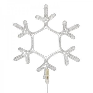 Фигура "Снежинка",  белая, 45*38 см