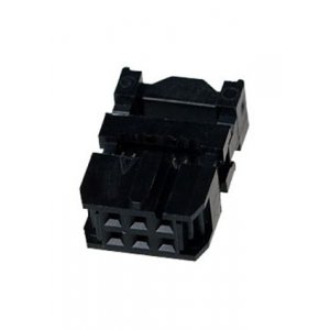 IDC-06F, гнездо на шлейф шаг 2.54мм (L-KLS1-204-06-B)