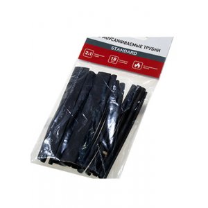 Набор термоусадочных трубок  STANDARD 2:1, (набор 18 шт.)