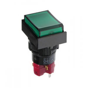 D16LMT1-1ABKG, кнопка без фикс. 250В/5А, LED подсветка 24В