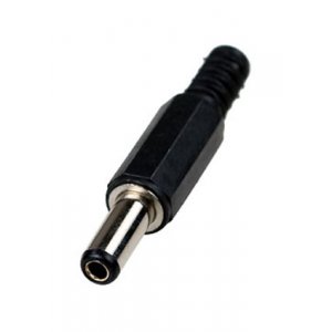 3-223, Разъем питания штекер 5.5x2.5x14мм пластик на кабель