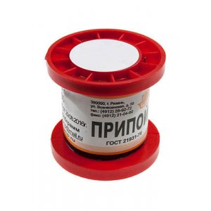 Припой ПОССУ30-05 ПРВ 0.5мм  катушка 100г