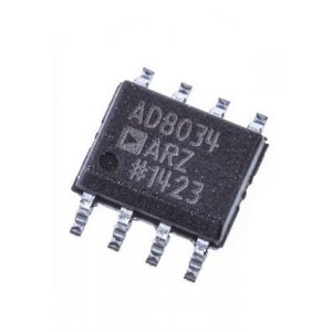 AD8034ARZ, сдвоенный малошумящий ОУ 80МГц 5-24В  [SO-8]