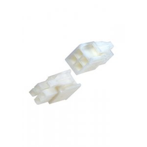 172167-1, miniUMNL вилка на кабель 2х2 контакта шаг 4.14мм