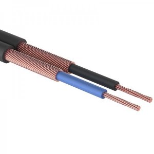 Кабель ШГЭС 2, (2*0,22мм2) CCA, черный, (бухта 100м)  PROconnect
