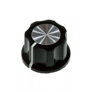 41009-2B, Ручка пластиковая (металлическая вставка), d19 мм