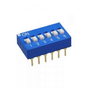 DS-06BBU-G, DIP переключатель 6 поз. (аналог SWD 1-6 ВДМ 1-6)