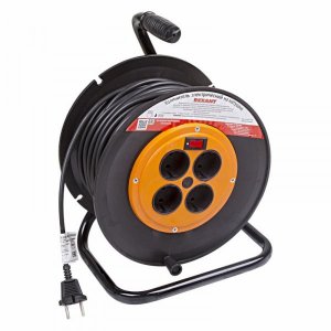 Удлинитель на катушке  50м (4 роз.) 2х1.0 мм² с вкл.  REXANT  (Россия) предлагаем 11-7607. На экспорт не продавать!!!