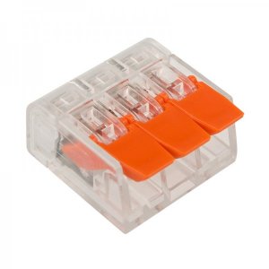 Универсальная компактная клемма, 3-проводная до 4,0 мм² (50 шт/уп)  REXANT