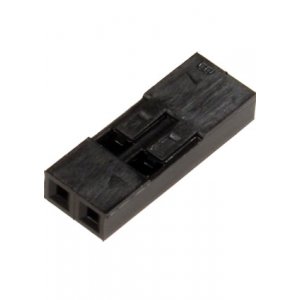 Dupont 2pin, корпус разъема 2.54мм 2 контакта