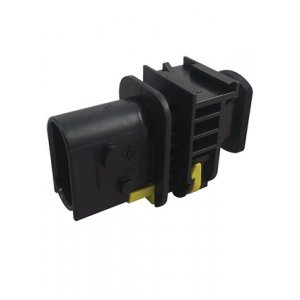 1-1670730-1, корпус вилки 3 полюсный