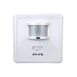 LX-2000/SEN1A, датчик движения, 500W, DD=12m, белый, 140°