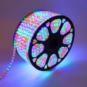 LED лента 220В, 10*7 мм, IP67, SMD 2835, 60 LED/m RGYB (МУЛЬТИ), без устан.набора в комплекте