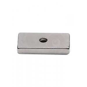 Магнит прямоугольник 20х10х3/6,5х3мм с зенковкой неодим