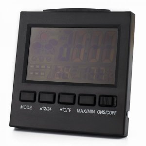 Метеостанция комнатная REXANT DIY1562 с ЖК дисплеем