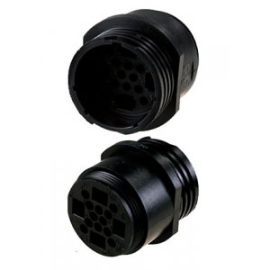 207486-2, CPC23-16, КОРПУС РОЗЕТКИ КАБ.  ДЛЯ ШТЫР.КОНТ. XII И III+ 16