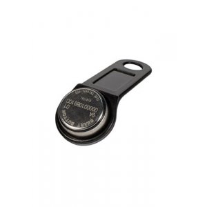 DS1990A-black, ключ электронный Touch Memory  с держателем черный