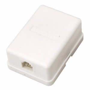 PROconnect Рoзетка телефонная внешняя, 1 порт RJ-11(6P-2C), категория 3, (50 шт/уп)