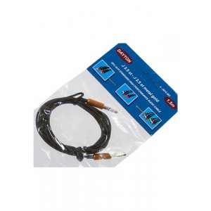 3-0015MG-1.5, Шнур шт 3.5 st-шт 3.5 st мetal-gold, d=2,0 мм, 1.5 м