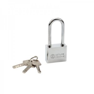 Замок навесной серия сталь 40 мм длинная дужка Четыре Сезона