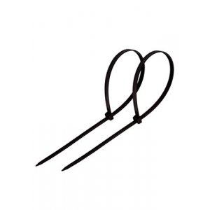 57-0151, Хомут-стяжка кабельная нейлоновая  150 x2,5мм, черная     упаковка 100 шт.