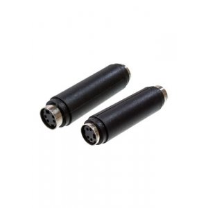 2-320, переходник MINI DIN 4 pin(S-VHS)гнездо - MINI DIN 4 pin(S-VHS)гнездо пластик