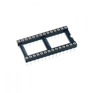TRL-28, панелька для микросхем DIP 28 контактов широкая
