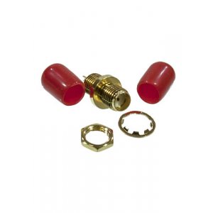 L-KLS1-SMA011, разъем SMA гнездо на панель под пайку 50Ом