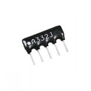 5A332J, Резист.сборка НР-1-4-4М  3.3   К     имп