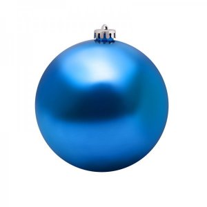 Елочная фигура «Шар» глянцевый 15 см, цвет синий