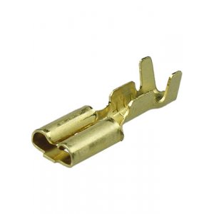 J1741BL-0, клемма ножевая гнездо 5,6 мм на пр.0,3-1,3мм2 (=36057LB)