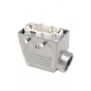 EBM10FU10, Вилка, 4-фиксатора, боковой ввод, 10 полюсов, 16А