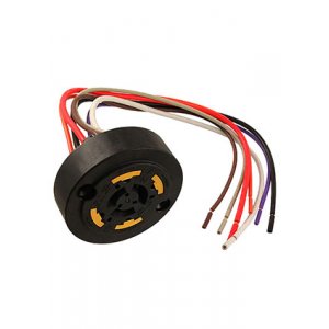 2213362-4, гнездо, 3 контакта питания, 4 контакта диммер 105C NEMA/ANSI LUMAWISE