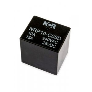 NRP10-C-05D, Реле 1FormC 5В 10A, 240В 20.3x16.6x20.2мм