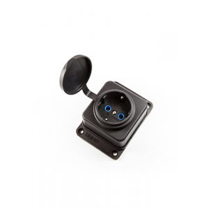 EKS116PG1, Розетка р  резиновом корпусе