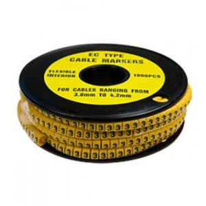 EC-1 "3", маркер для кабеля  "3" 1000шт