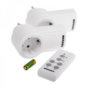 Радиоуправляемая  розетка c пультом RX-002 (один пульт, две розетки)