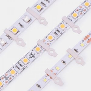 Монтажная клипса для светодиодной ленты шириной 8 мм с влагозащитой