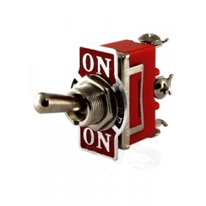 SQ0703-0028, переключатель-тумблер ON-OFF-ON 1 группа контактов 1122 (П2Т-1)