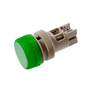 SQ0702-0013, Лампа ENR-22 сигнальная 22мм зеленая неон 230В цилиндр
