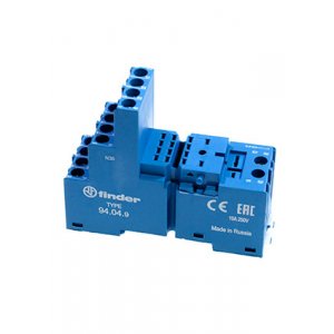 94.04.9SMA, Розетка с винтовыми клеммами (с зажимной клетью) для реле 55.32, 55.34, таймера 85.02, 8