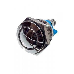 L-KLS7-PBS-M16-01D, кнопка металл OFF-(ON) 36В 2А D=18мм винтовые клеммы