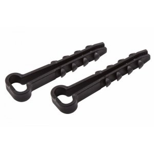 Дюбель-хомут нейлоновый прямоугольный 5-10 мм, черный (упак. 100 шт)  PROconnect