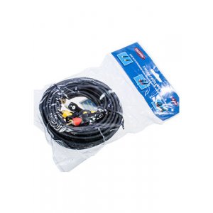 3-0333-5.0, Шнур A/V 3-3 RCA plastic-gold, d=4 мм, 5.0 м